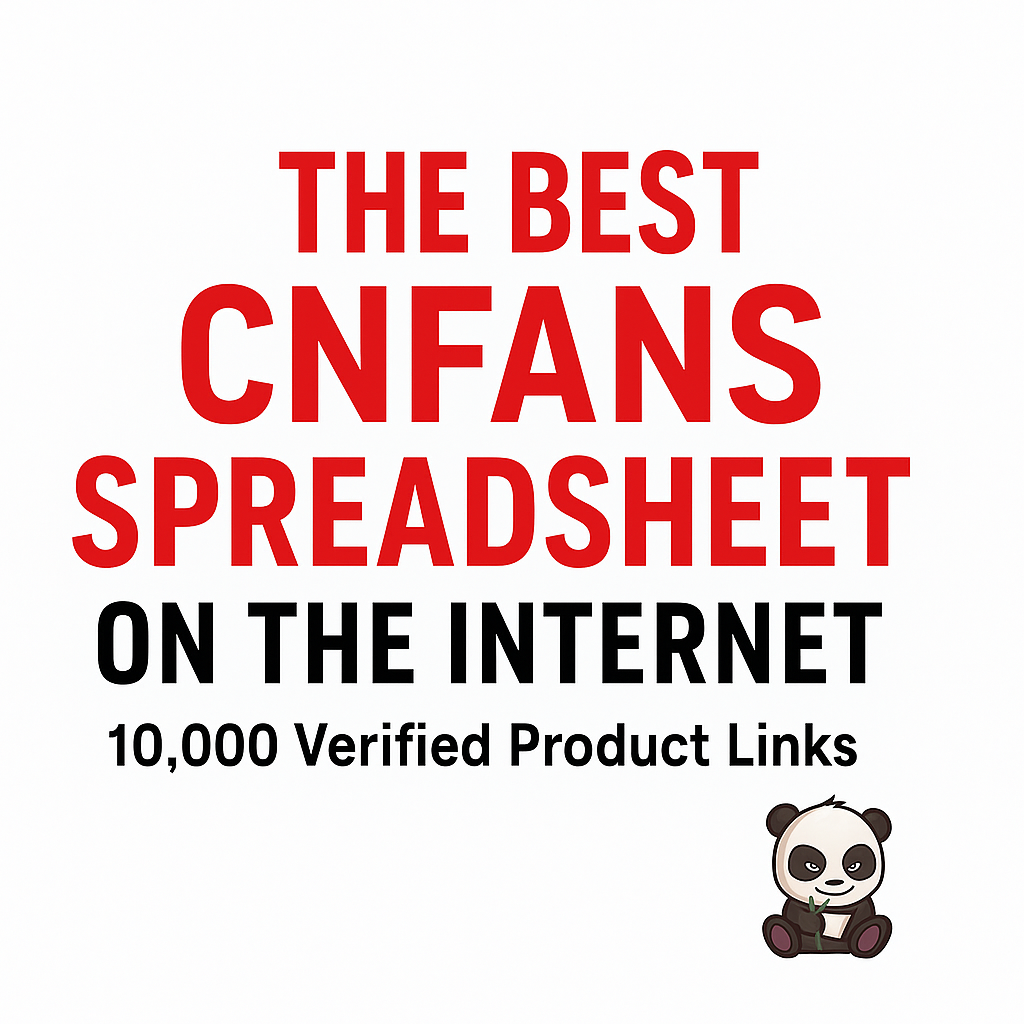 What are the Legal Considerations When Using the CNfans Spreadsheet?